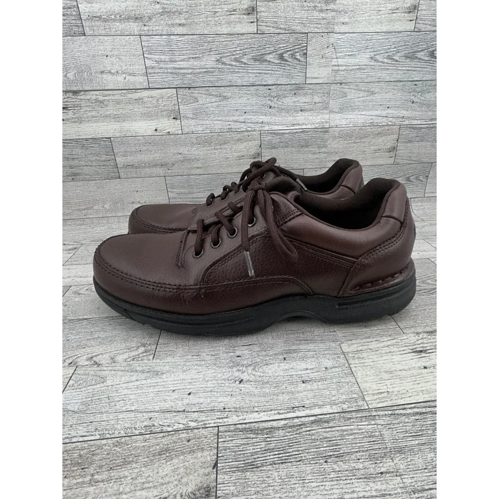 Rockport World Tour Classic Mens 9.5 Brown Leather Walking Shoes‎ K71201